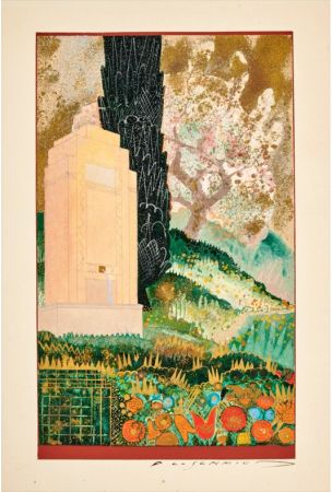 Livre Illustré Schmied - LE CANTIQUE DES CANTIQUES. Exemplaire de Schmied avec gouaches originales (1925)