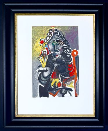 Lithographie Picasso - Le cavalier