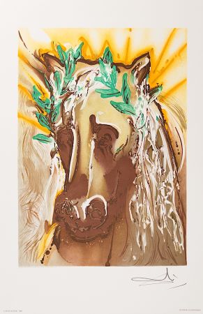 Lithographie Dali - Le Cheval du Printemps (Horse of Spring)