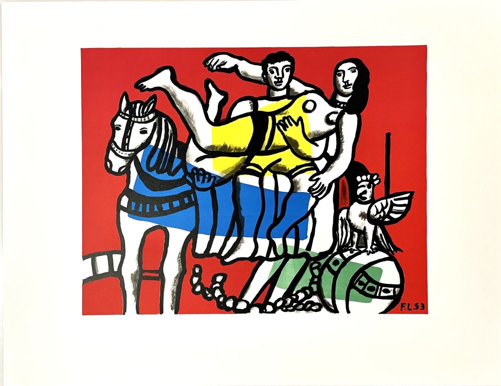 Lithographie Léger (After) - Le Cirque