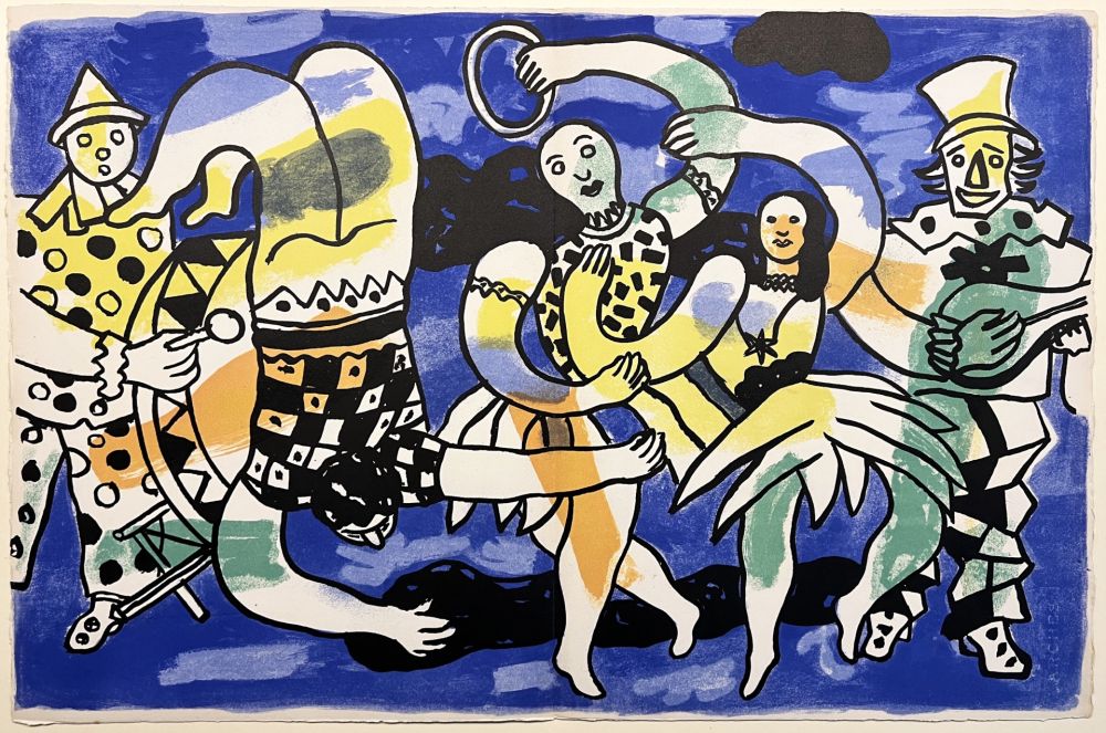 Lithographie Leger - LE CIRQUE : LA GRANDE PARADE (1950)