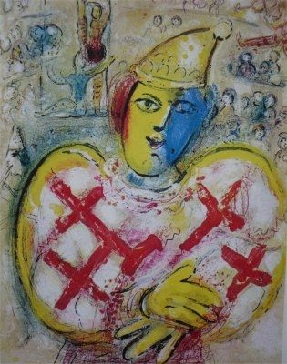 Lithographie Chagall - Le Cirque, planche  10