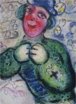 Lithographie Chagall - Le Cirque, planche 16
