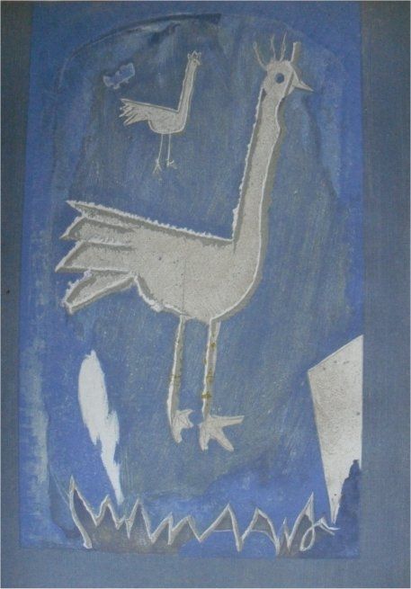 Lithographie Braque - Le Coq