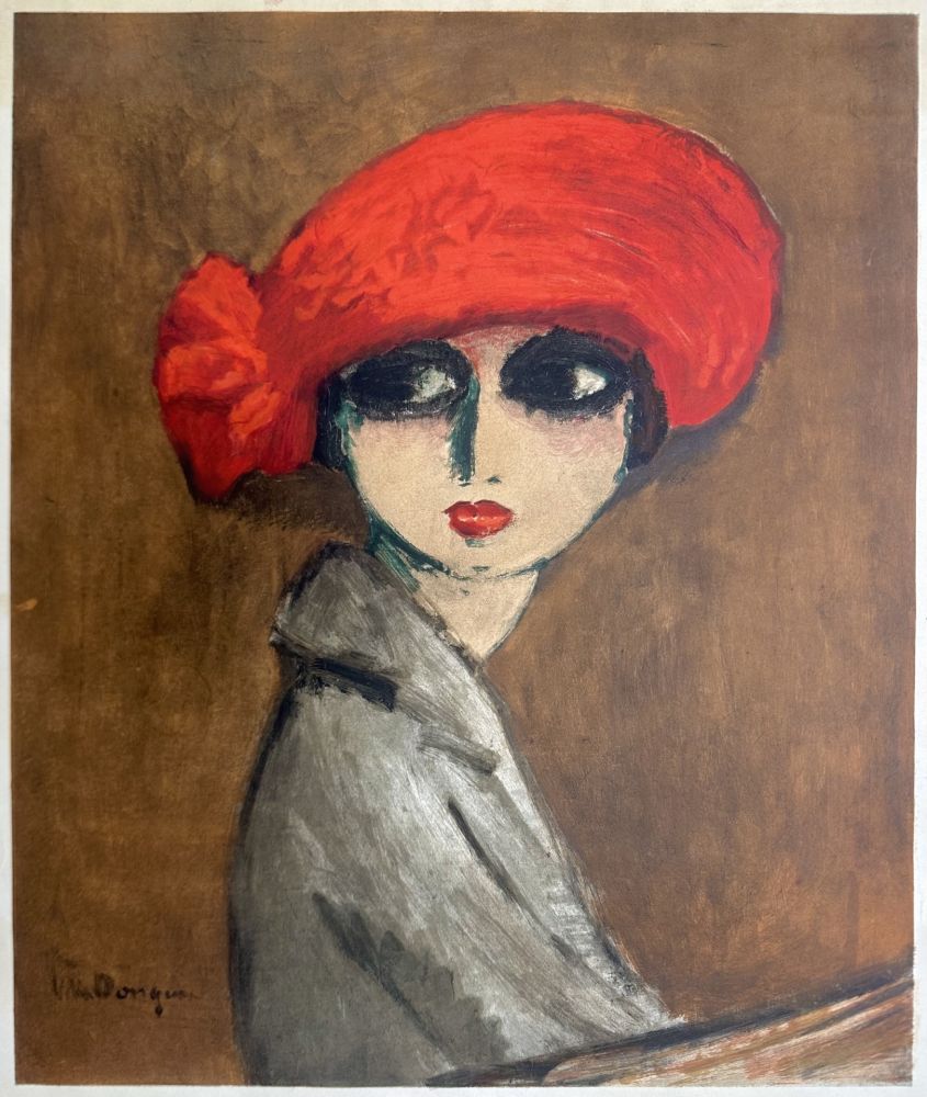 Lithographie Van Dongen -  Le Coquelicot