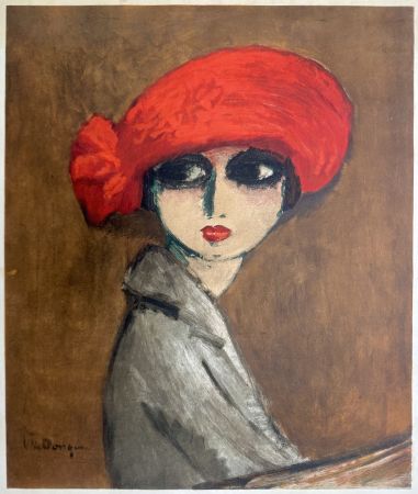 Lithographie Van Dongen -  Le Coquelicot