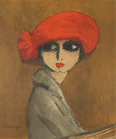 Lithographie Van Dongen - Le Coquelicot