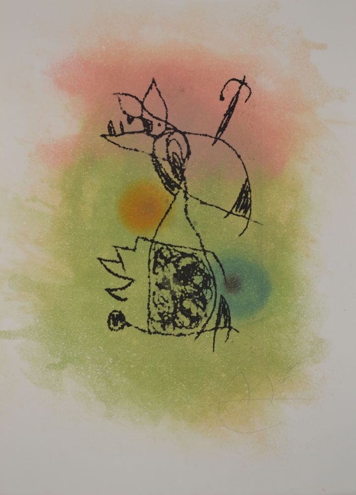 Eau-Forte Et Aquatinte Miró - Le Criquet - D1021