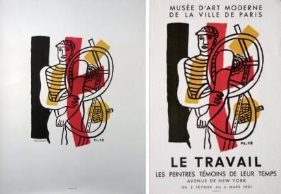 Lithographie Leger - Le cycliste I