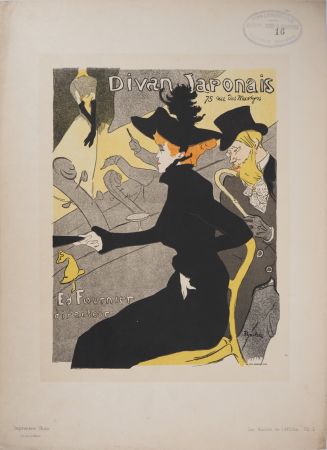 Lithographie Toulouse-Lautrec - Le Divan Japonais