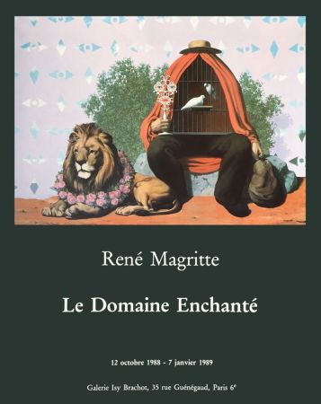 Affiche Magritte - Le Domaine Enchanté