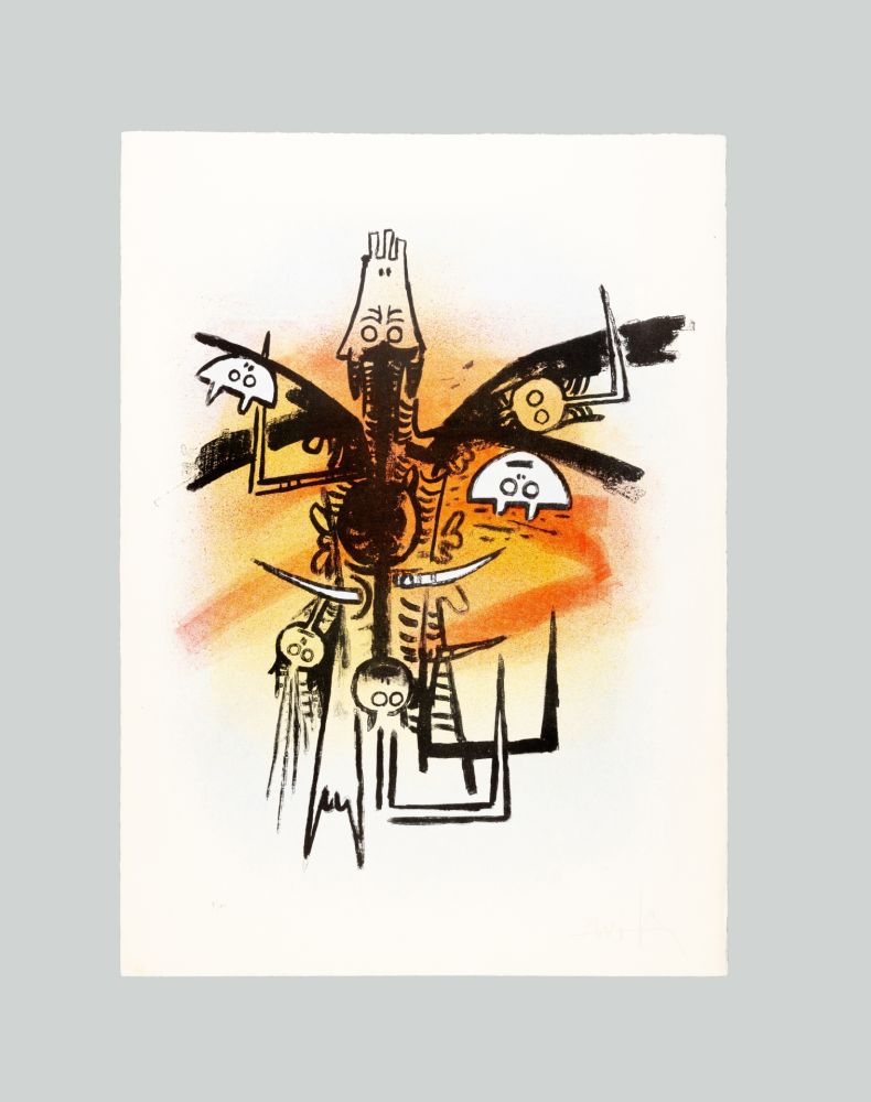 Lithographie Lam - Le Feu vert