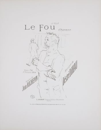 Lithographie Toulouse-Lautrec - Le Fou, 1895