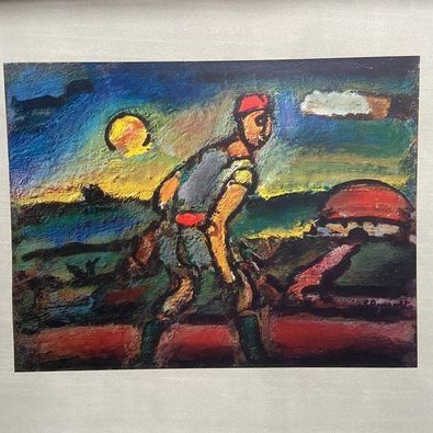 Héliogravure Rouault - Le fugitif