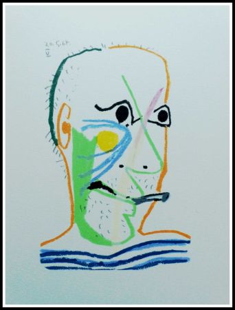 Lithographie Picasso - LE GOUT DU BONHEUR - Planche N°19