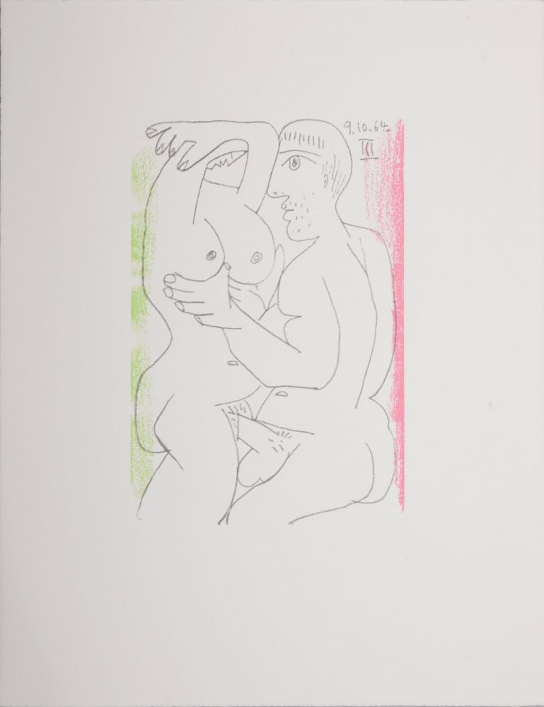 Lithographie Picasso (After) - Le Goût du Bonheur (W), 1970