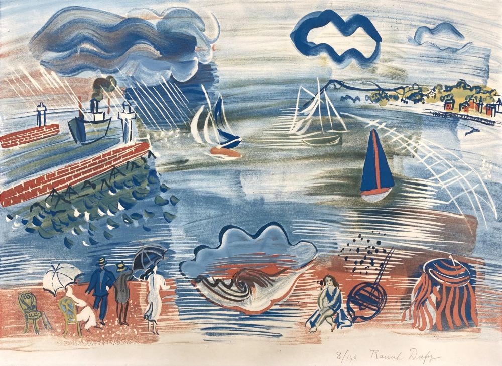 Lithographie Dufy - Le Havre