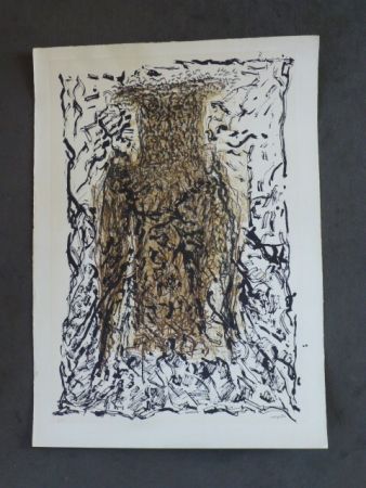 Lithographie Riopelle - Le hibou VII 