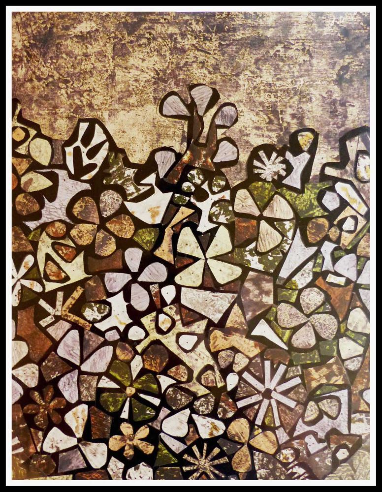 Pochoir Dubuffet - LE JARDIN DE QUITE-VITE