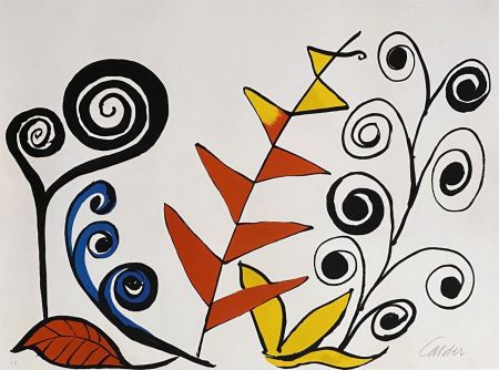 Lithographie Calder - Le jardin fantastique