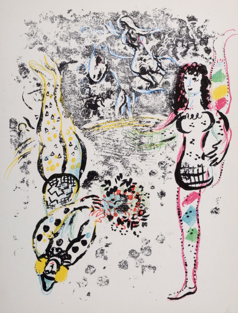 Lithographie Chagall - Le Jeu des Acrobates, 1963