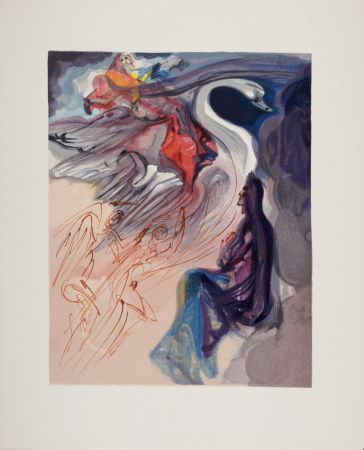 Gravure Sur Bois Dali - Le langage de l'oiseau, 1963