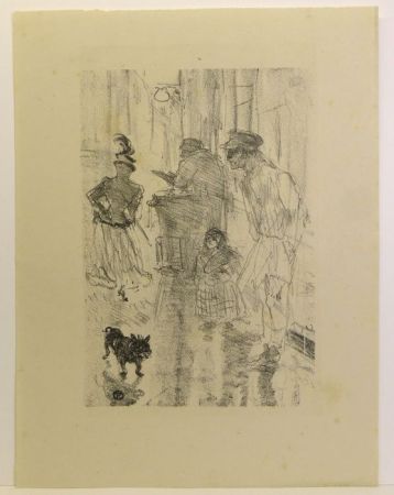 Lithographie Toulouse-Lautrec - Le Marchand de marrons