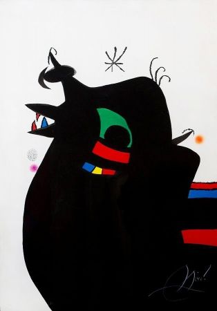 Eau-Forte Et Aquatinte Miró - Le Marechal des Logis (The Sergeant)