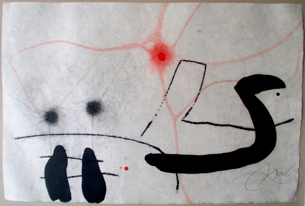 Aquatinte Miró - Le Marteau sans maitre