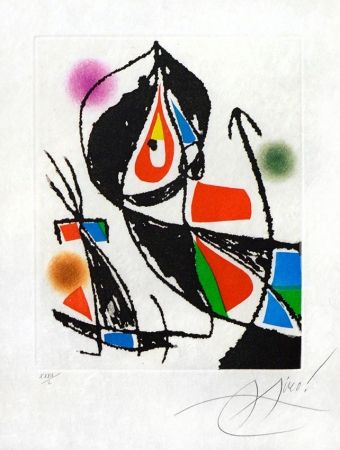 Eau-Forte Et Aquatinte Miró - Le Marteau Sans Maitre XXI (The Hammer Without a Master XXI), 1976