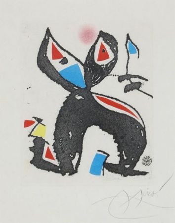 Eau-Forte Et Aquatinte Miró - Le marteau sans maître 