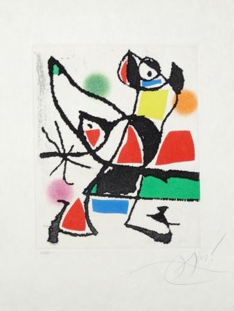 Eau-Forte Et Aquatinte Miró - Le marteau sans maître
