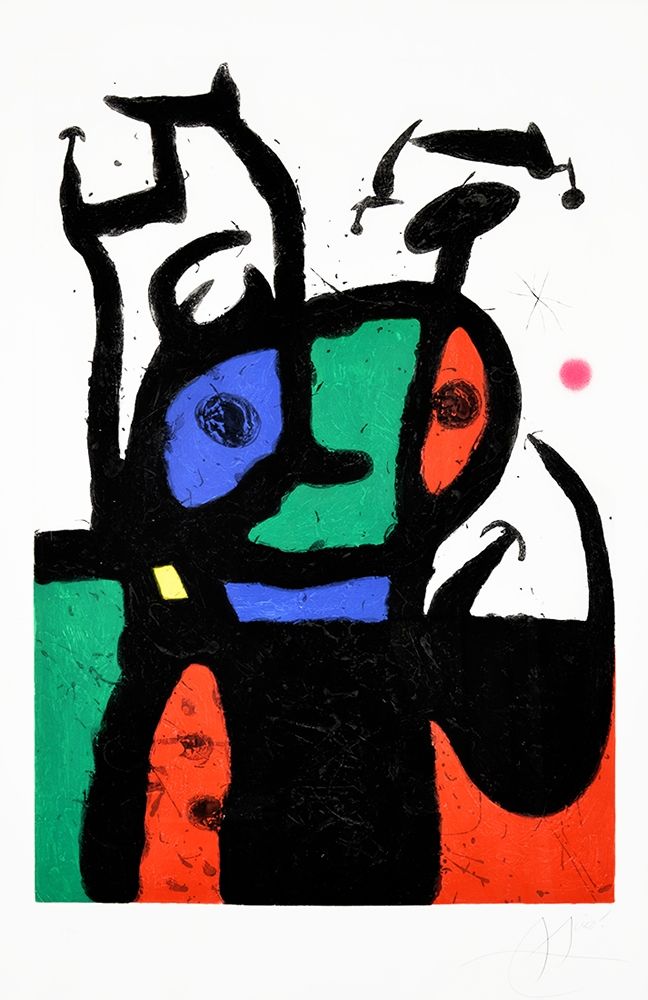 Eau-Forte Et Aquatinte Miró - Le Matador