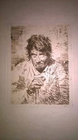 Gravure Lucas - Le mendiant (The Beggar)