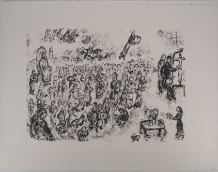 Lithographie Chagall - Le monde de la Bible