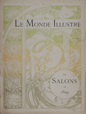 Lithographie Mucha - Le Monde Illustré, 1899