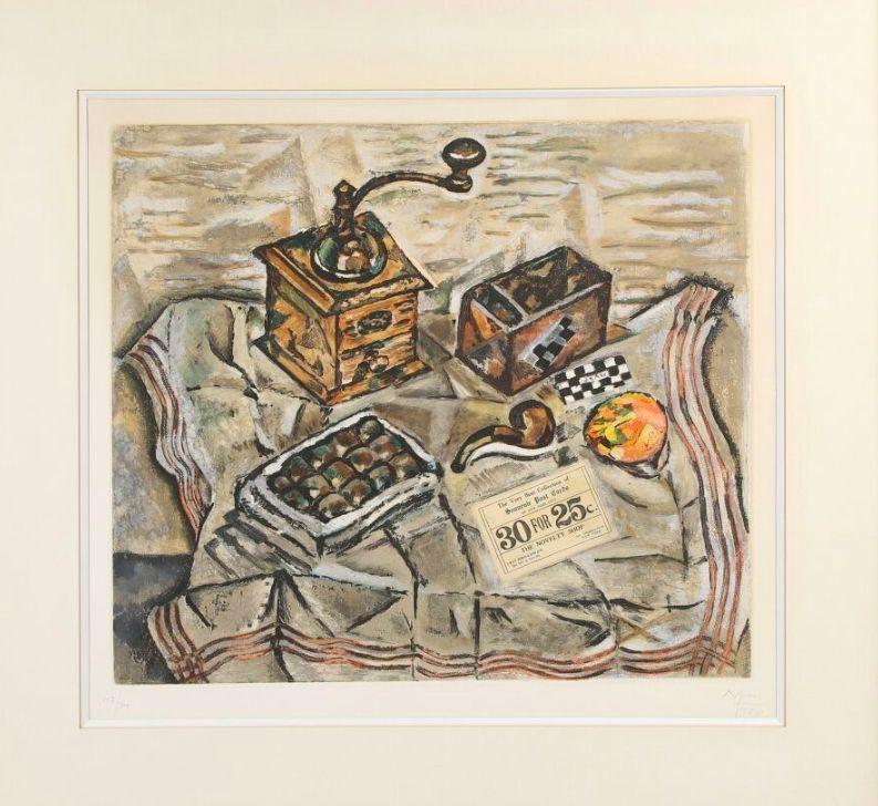 Eau-Forte Et Aquatinte Miró - Le moulin à café, 1954