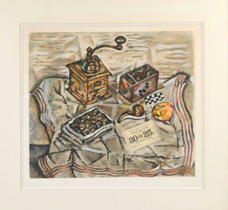 Eau-Forte Et Aquatinte Miró - Le moulin à café, 1954