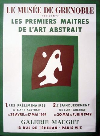 Lithographie Arp - Le Musee de Grenoble, Galerie Maeght