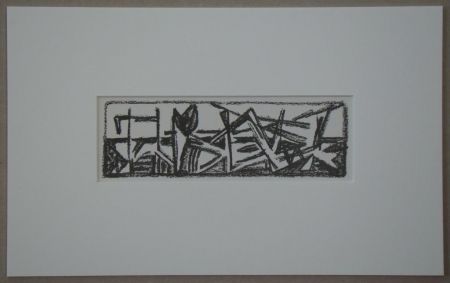 Lithographie Van Velde - Le Noir est une couleur