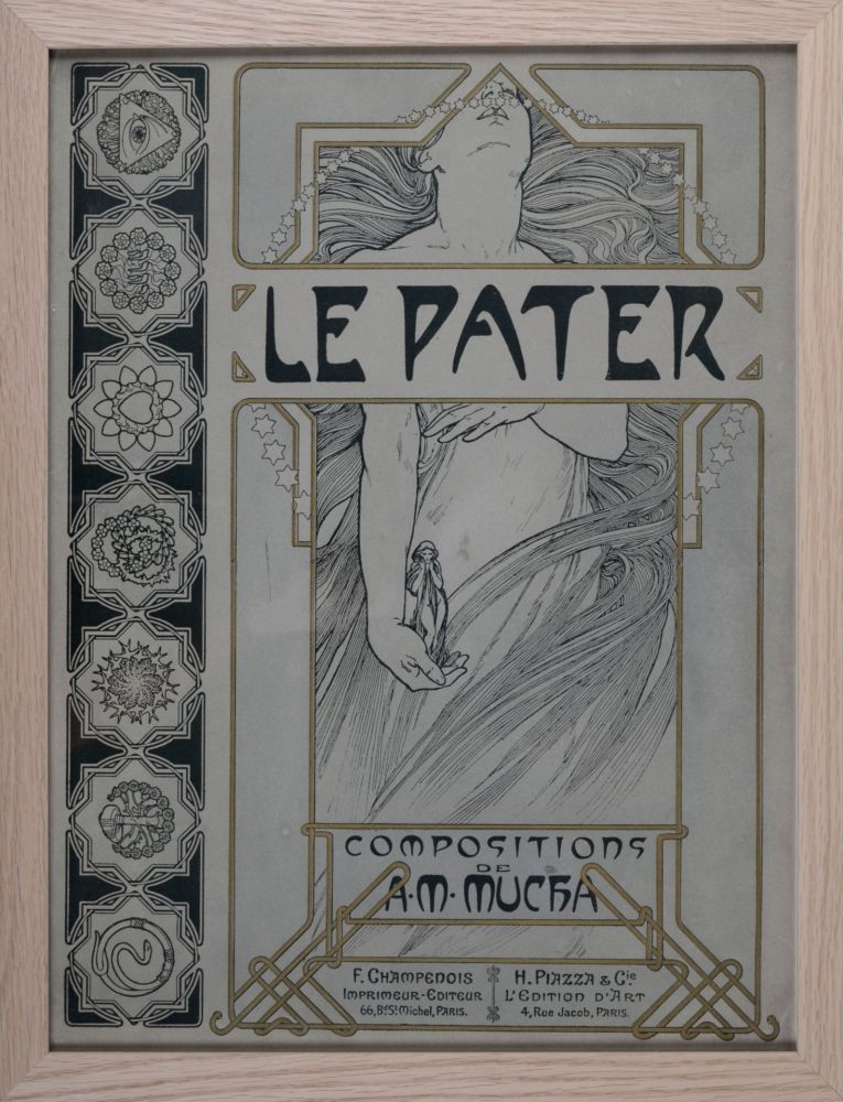 Lithographie Mucha - Le Pater, 1899