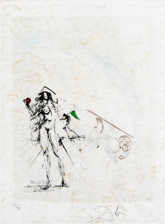 Eau-Forte Et Aquatinte Dali - Le Pecheur