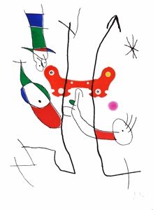 Gravure Miró - Le plus beau cadeau