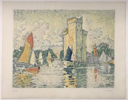 Aquatinte Signac - Le Port de la Rochelle