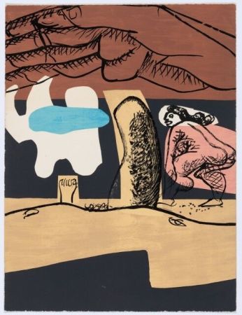 Lithographie Le Corbusier - Le poème de l'angle droit