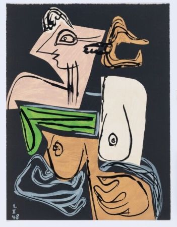 Lithographie Le Corbusier - Le poème de l'angle droit