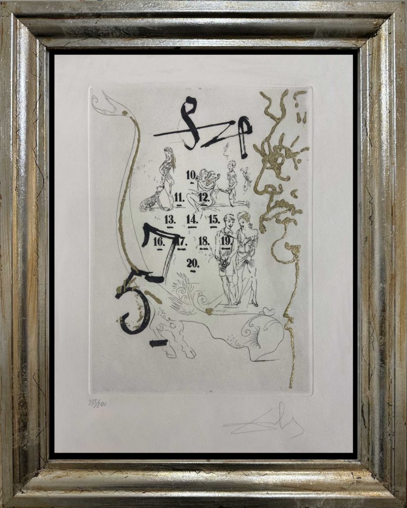 Gravure Dali - Le Poète Contumace