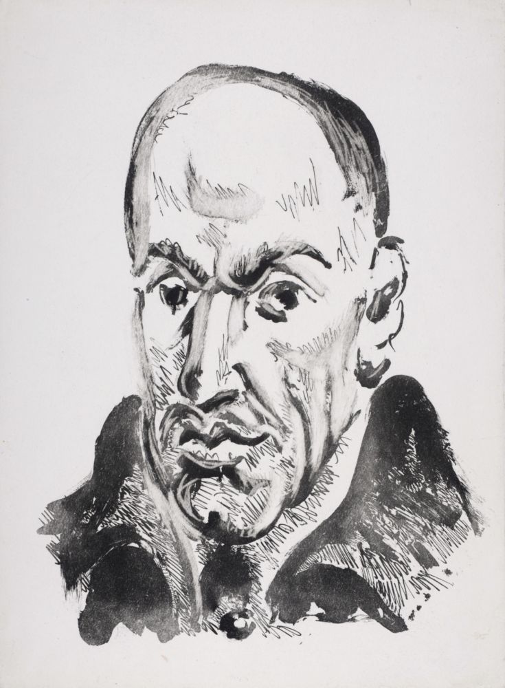 Aquatinte Picasso - Le Poète à un excellent peintre étranger qui faisait son portrait, 1947