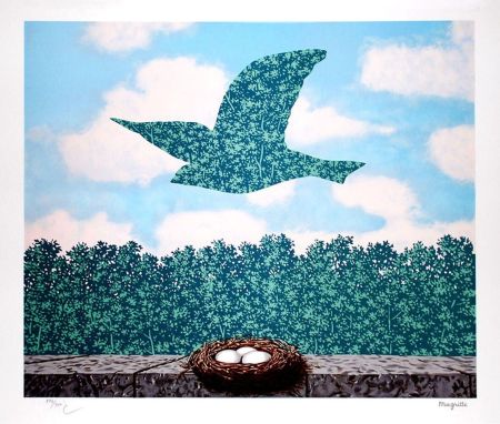 Lithographie Magritte - Le Printemps