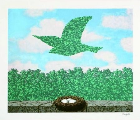 Lithographie Magritte - Le printemps, 1965